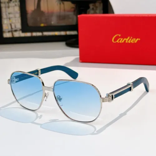 Wholesale Cartier AAA Quality Sunglassess #1435953 $64.00 USD, Wholesale Quality Replica Cartier AAA Quality Sunglassess