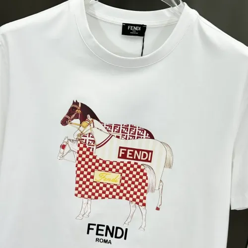 Replica Fendi T-Shirts Short Sleeved For Unisex #1436309 $68.00 USD for Wholesale