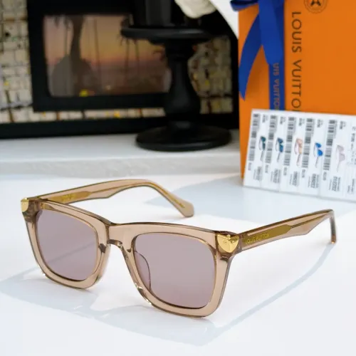 Wholesale Louis Vuitton AAA Quality Sunglasses #1436341 $60.00 USD, Wholesale Quality Replica Louis Vuitton AAA Quality Sunglasses