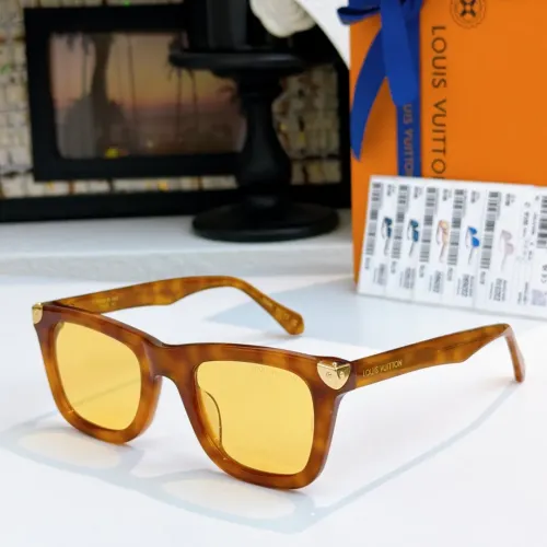 Wholesale Louis Vuitton AAA Quality Sunglasses #1436342 $60.00 USD, Wholesale Quality Replica Louis Vuitton AAA Quality Sunglasses