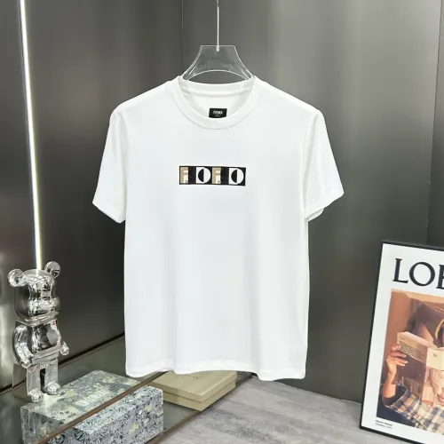 Wholesale Fendi T-Shirts Short Sleeved For Men #1436346 $80.00 USD, Wholesale Quality Replica Fendi T-Shirts