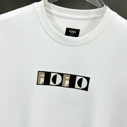 Replica Fendi T-Shirts Short Sleeved For Men #1436346 $80.00 USD for Wholesale