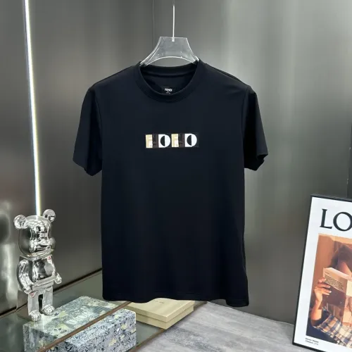 Wholesale Fendi T-Shirts Short Sleeved For Men #1436347 $80.00 USD, Wholesale Quality Replica Fendi T-Shirts