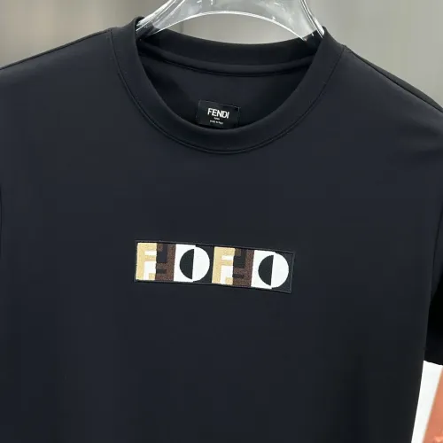 Replica Fendi T-Shirts Short Sleeved For Men #1436347 $80.00 USD for Wholesale