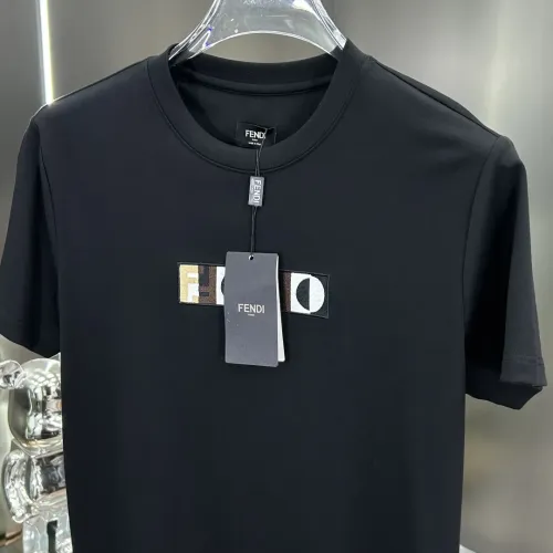 Replica Fendi T-Shirts Short Sleeved For Men #1436347 $80.00 USD for Wholesale
