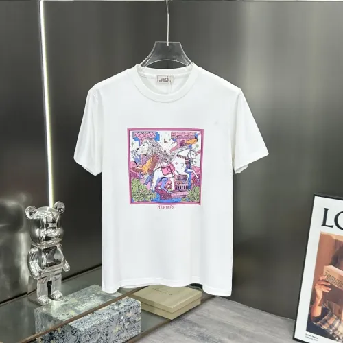 Wholesale Hermes T-Shirts Short Sleeved For Men #1436348 $80.00 USD, Wholesale Quality Replica Hermes T-Shirts