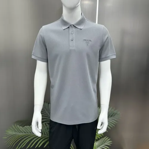 Replica Prada T-Shirts Short Sleeved For Men #1436381 $80.00 USD for Wholesale