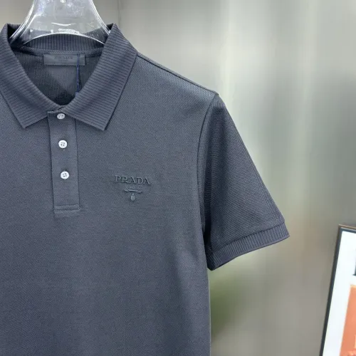 Replica Prada T-Shirts Short Sleeved For Men #1436382 $80.00 USD for Wholesale