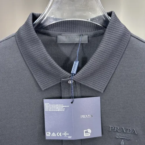 Replica Prada T-Shirts Short Sleeved For Men #1436382 $80.00 USD for Wholesale