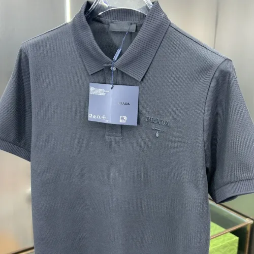 Replica Prada T-Shirts Short Sleeved For Men #1436382 $80.00 USD for Wholesale