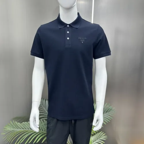 Replica Prada T-Shirts Short Sleeved For Men #1436383 $80.00 USD for Wholesale