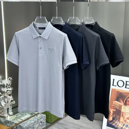 Replica Prada T-Shirts Short Sleeved For Men #1436384 $80.00 USD for Wholesale