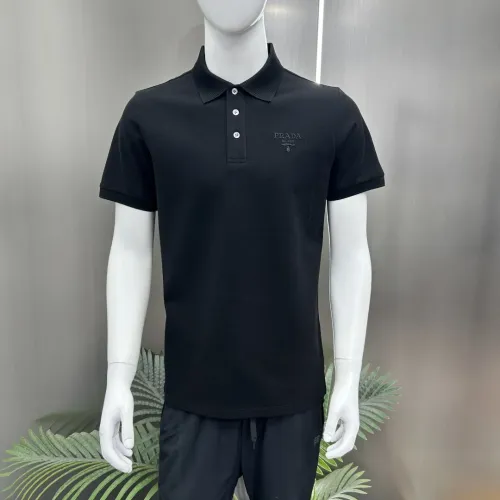 Replica Prada T-Shirts Short Sleeved For Men #1436384 $80.00 USD for Wholesale