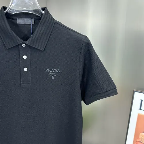 Replica Prada T-Shirts Short Sleeved For Men #1436384 $80.00 USD for Wholesale