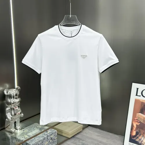 Wholesale Prada T-Shirts Short Sleeved For Men #1436399 $82.00 USD, Wholesale Quality Replica Prada T-Shirts