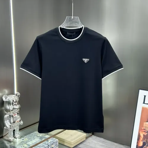 Wholesale Prada T-Shirts Short Sleeved For Men #1436400 $82.00 USD, Wholesale Quality Replica Prada T-Shirts
