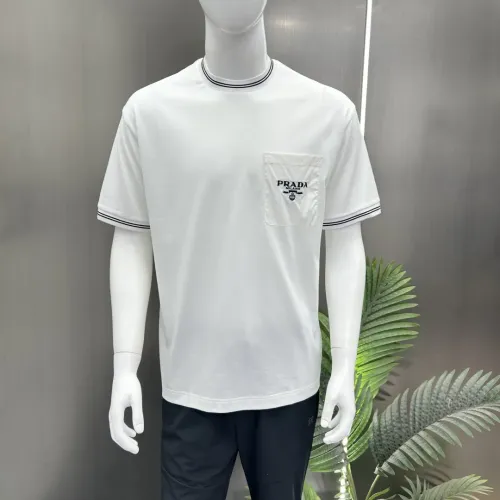 Replica Prada T-Shirts Short Sleeved For Men #1436401 $82.00 USD for Wholesale