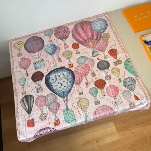 Wholesale Louis Vuitton Silk Squares #1436415 $48.00 USD, Wholesale Quality Replica Louis Vuitton Scarf