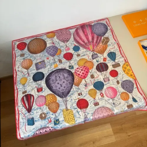 Wholesale Louis Vuitton Silk Squares #1436419 $48.00 USD, Wholesale Quality Replica Louis Vuitton Scarf