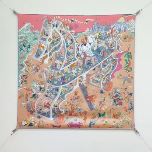 Wholesale Hermes Silk Squares #1436430 $64.00 USD, Wholesale Quality Replica Hermes Scarf