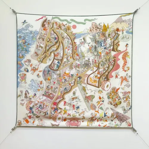 Wholesale Hermes Silk Squares #1436431 $64.00 USD, Wholesale Quality Replica Hermes Scarf