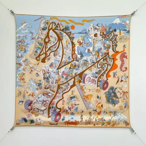 Wholesale Hermes Silk Squares #1436432 $64.00 USD, Wholesale Quality Replica Hermes Scarf