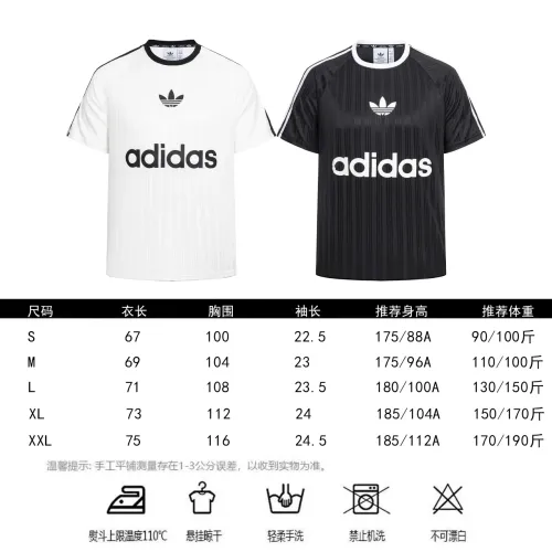Replica Adidas T-Shirts Short Sleeved For Unisex #1436444 $32.00 USD for Wholesale