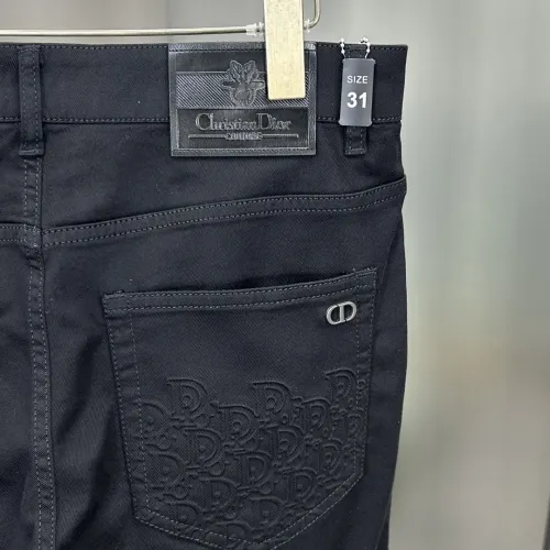 Replica Christian Dior Jeans For Men #1436455 $72.00 USD for Wholesale