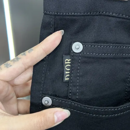 Replica Christian Dior Jeans For Men #1436455 $72.00 USD for Wholesale
