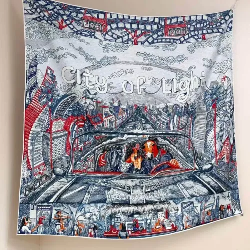 Wholesale Hermes Silk Squares #1436487 $76.00 USD, Wholesale Quality Replica Hermes Scarf