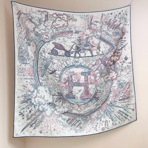 Wholesale Hermes Silk Squares #1436491 $76.00 USD, Wholesale Quality Replica Hermes Scarf