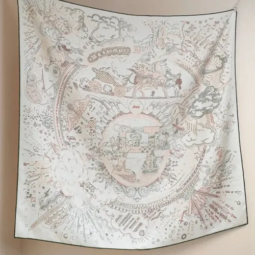 Wholesale Hermes Silk Squares #1436492 $76.00 USD, Wholesale Quality Replica Hermes Scarf