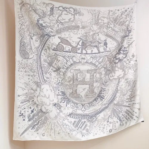 Wholesale Hermes Silk Squares #1436493 $76.00 USD, Wholesale Quality Replica Hermes Scarf