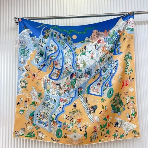 Wholesale Hermes Silk Squares #1436494 $72.00 USD, Wholesale Quality Replica Hermes Scarf