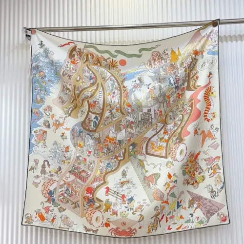 Wholesale Hermes Silk Squares #1436495 $72.00 USD, Wholesale Quality Replica Hermes Scarf