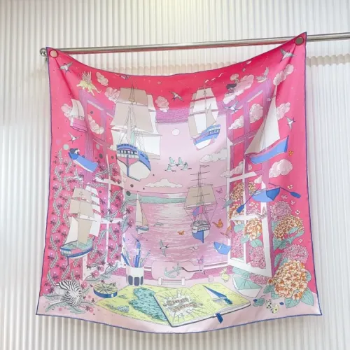 Wholesale Hermes Silk Squares #1436501 $72.00 USD, Wholesale Quality Replica Hermes Scarf