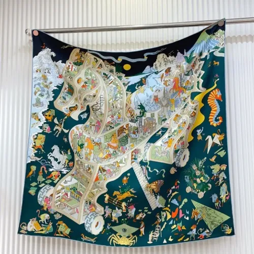 Wholesale Hermes Silk Squares #1436502 $72.00 USD, Wholesale Quality Replica Hermes Scarf