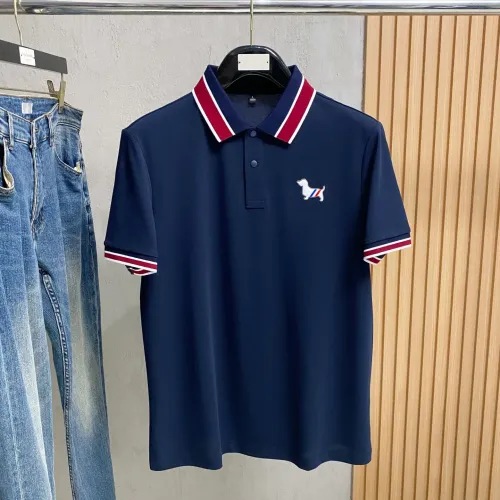 Wholesale Thom Browne TB T-Shirts Short Sleeved For Men #1436511 $76.00 USD, Wholesale Quality Replica Thom Browne TB T-Shirts