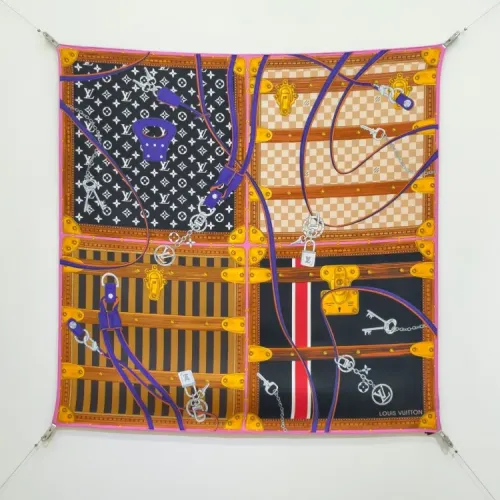 Wholesale Louis Vuitton Silk Squares #1436516 $64.00 USD, Wholesale Quality Replica Louis Vuitton Scarf
