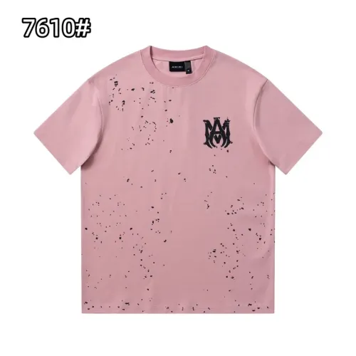 Wholesale Amiri T-Shirts Short Sleeved For Men #1436557 $27.00 USD, Wholesale Quality Replica Amiri T-Shirts