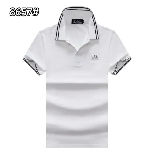 Wholesale Armani T-Shirts Short Sleeved For Men #1436573 $25.00 USD, Wholesale Quality Replica Armani T-Shirts