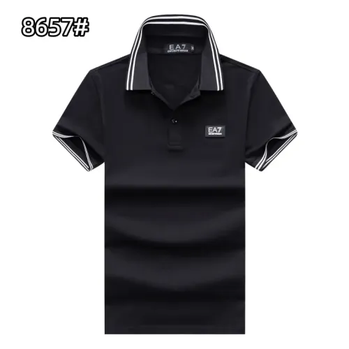 Wholesale Armani T-Shirts Short Sleeved For Men #1436577 $25.00 USD, Wholesale Quality Replica Armani T-Shirts
