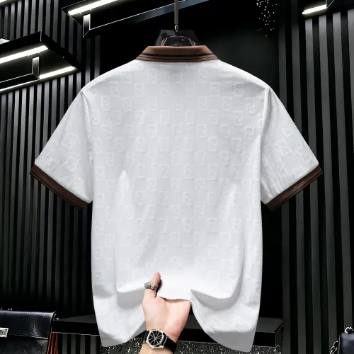 Replica Fendi T-Shirts Short Sleeved For Men #1436698 $45.00 USD for Wholesale