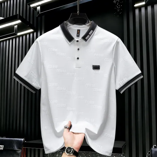 Wholesale MIU MIU T-Shirts Short Sleeved For Men #1436714 $45.00 USD, Wholesale Quality Replica MIU MIU T-Shirts