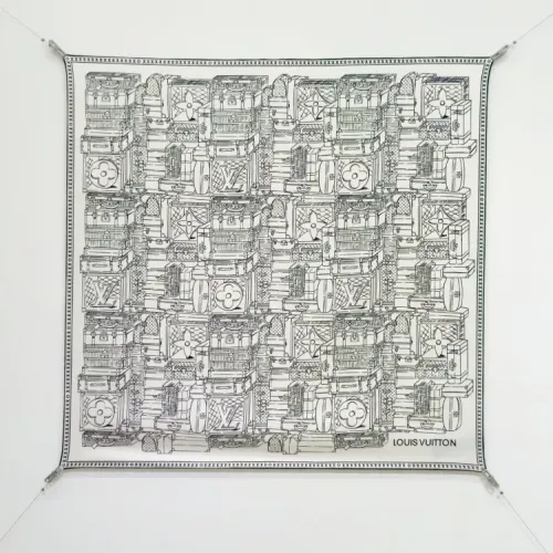 Wholesale Louis Vuitton Silk Squares #1436810 $64.00 USD, Wholesale Quality Replica Louis Vuitton Scarf
