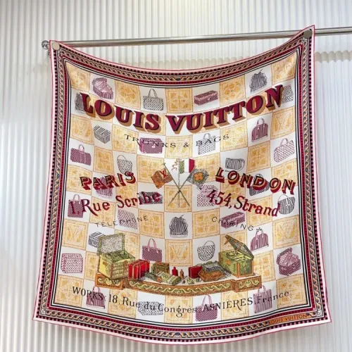 Wholesale Louis Vuitton Silk Squares #1436812 $64.00 USD, Wholesale Quality Replica Louis Vuitton Scarf