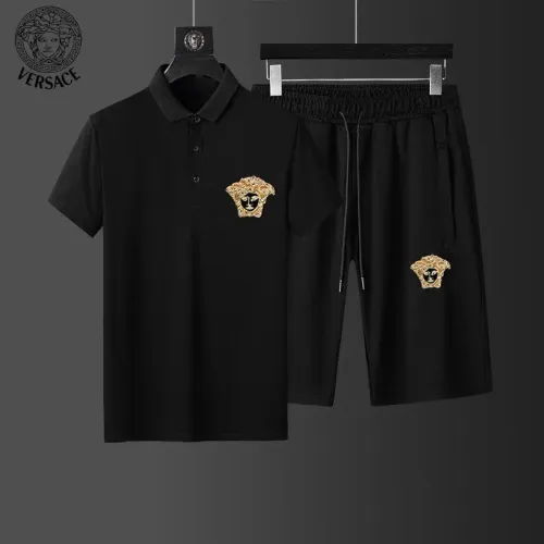Wholesale Versace Tracksuits Short Sleeved For Men #1436813 $48.00 USD, Wholesale Quality Replica Versace Tracksuits