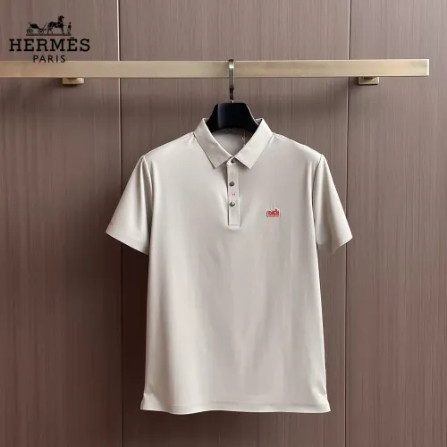 Wholesale Hermes T-Shirts Short Sleeved For Men #1436873 $48.00 USD, Wholesale Quality Replica Hermes T-Shirts