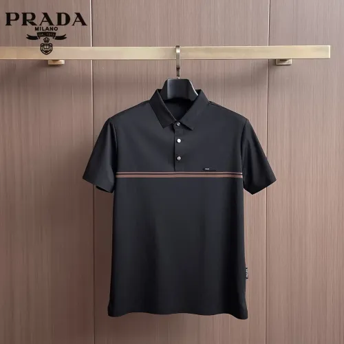 Wholesale Prada T-Shirts Short Sleeved For Men #1436887 $48.00 USD, Wholesale Quality Replica Prada T-Shirts