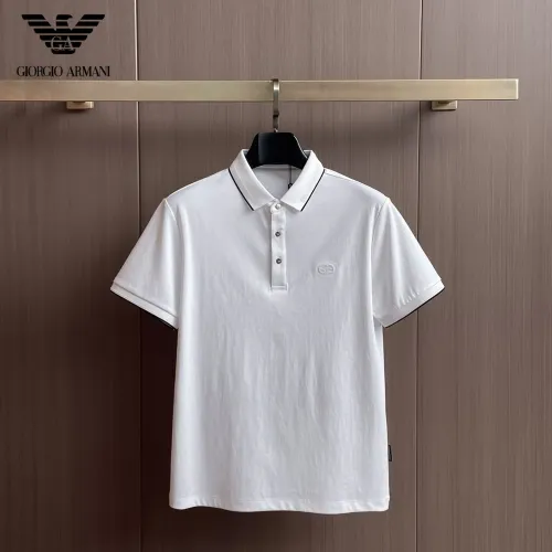 Wholesale Armani T-Shirts Short Sleeved For Men #1436896 $48.00 USD, Wholesale Quality Replica Armani T-Shirts